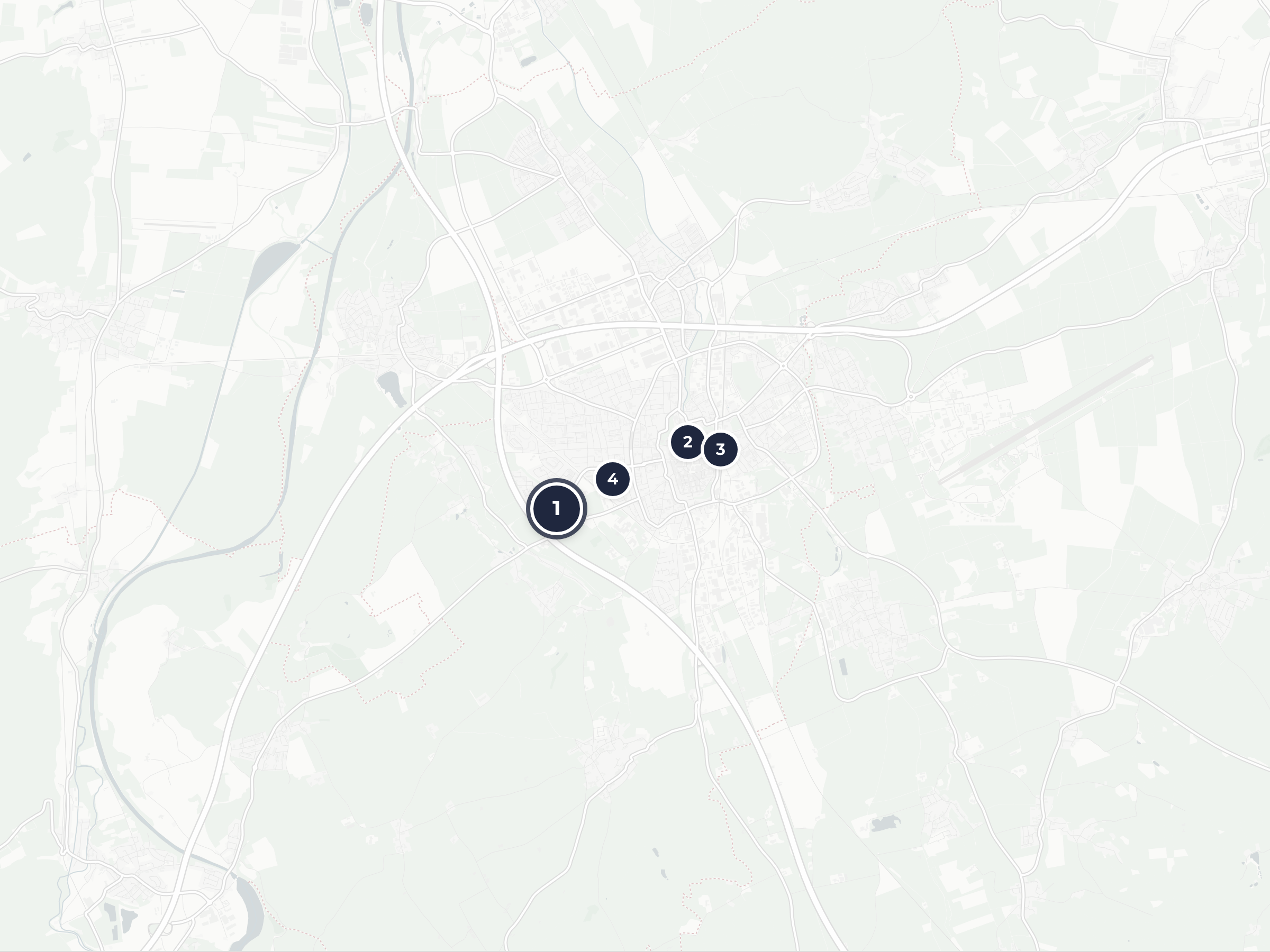 Mikrolage Rübezahlplatz mit umliegenden POIs